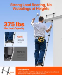 Portable & Retractable Extension Ladder