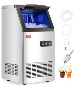 VEVOR Commercial Ice Maker 36-Cube Freestanding Machine