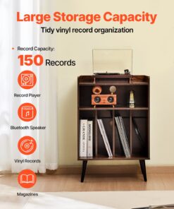 USB Ports & Storage for 150 Albums