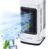 Портативный Испарительный Воздухоохладитель VEVOR 4 в 1 с Резервуаром для Воды объемом 1700 мл