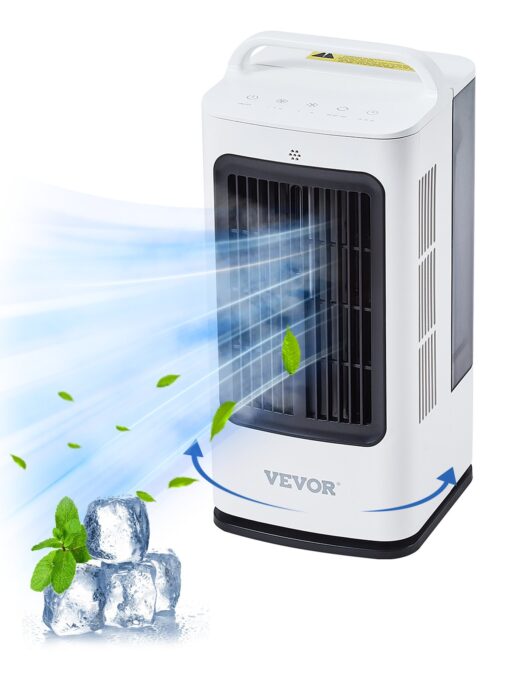 VEVOR 4 in 1 Portable Evaporative Air Cooler with 1700ml Water Tank