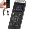 VEVOR 128GB Digital Voice Recorder with Voice Activation