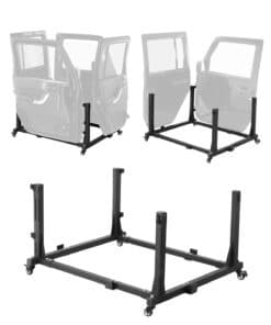 VEVOR Heavy-Duty Steel Door Storage Cart for Jeep Wrangler JK JL & Gladiator JT (2007–2023)