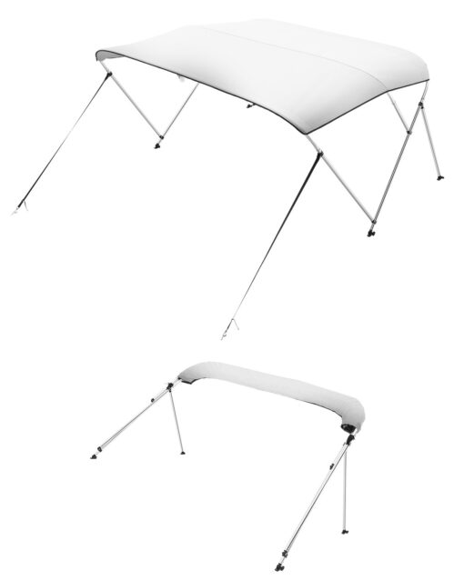 VEVOR 3 Bow Boat Bimini Top 183x185 198x117 cm