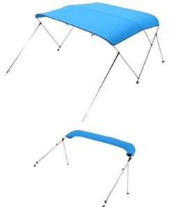 VEVOR 3-Bow Boat Bimini Top 183x185-198x117 cm