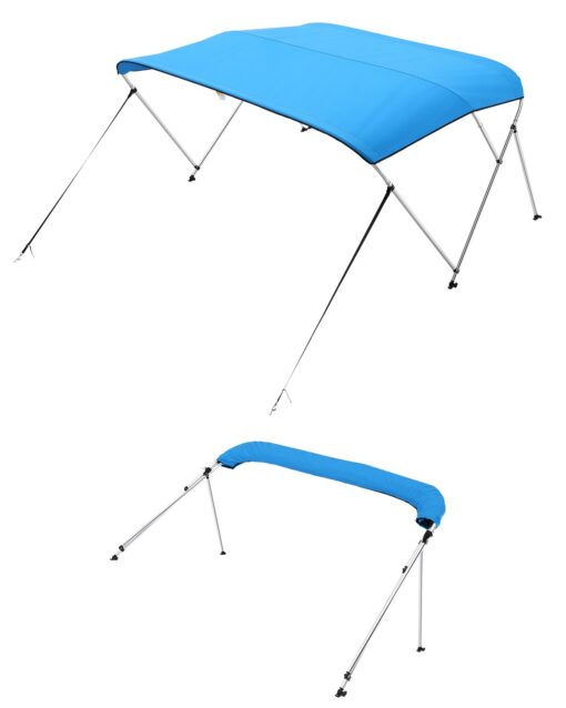 VEVOR 3 Bow Boat Bimini Top 183x185 198x117 cm