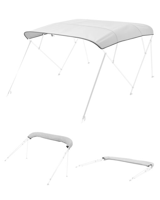 VEVOR 4 Bow Boat Bimini Top Replacement Canopy 244x231244cm