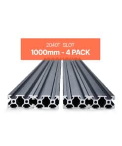 VEVOR 4PCS 1000mm 2040 T-Slot Aluminum Extrusion Rails – Anodized Linear Guide Profiles for CNC and DIY Projects