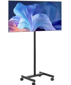 VEVOR Mobile TV Stand with Wheels for 43–140 cm Screens