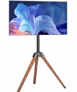 VEVOR Wooden Tripod TV Easel Stand for 40–65 Inch Screens