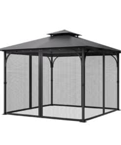 VEVOR Replacement Gazebo Netting Screen for 3x3x2 m Patio – Mesh Net Only
