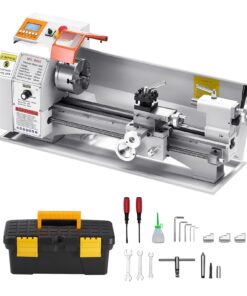 Токарный станок по металлу VEVOR 220 x 460 мм с автоматической подачей