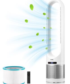 VEVOR 101cm Oscillating Tower Fan with Remote Control