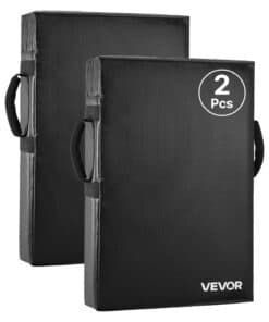 VEVOR 61x41cm Football Blocking and Tackle Dummy Kick Shield Pads with Handles - Set of 2