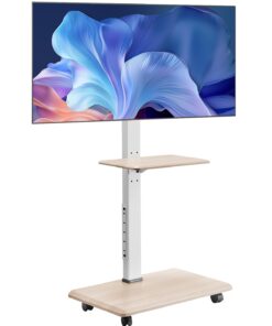 VEVOR Mobile TV Stand with Wheels for 32–70 Inch Screens