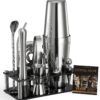 VEVOR 14 Piece Stainless Steel Cocktail Shaker Set  Bartender Kit with Bar Tools