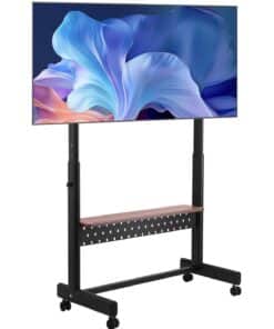 VEVOR Mobile Rolling TV Stand for 55–100 Inch Screens