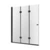 VEVOR Frameless Foldable Bathtub Shower Door