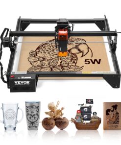 VEVOR 5W Laser Engraving Machine with Compressed Spot & Eye Protection for Wood