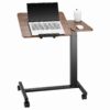 VEVOR Mobile Overbed Table with Adjustable Flip Desktop