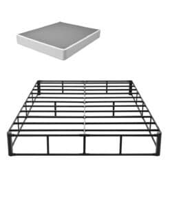 VEVOR Queen Size Box Spring Bed Frame with Fabric Cover