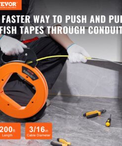 4.8mm Cable Line Threader with Durable Plastic Case for Electrical Installations