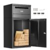 VEVOR Outdoor Lockable Parcel Drop Box 91 см Безопасная Коробка для Доставки Посылок для Дома или Офиса