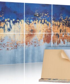 VEVOR 6-Pack Self-Adhesive Acoustic Panels 60x60 cm – Soundproof Wall Panels for Home