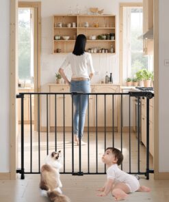 Регулируемые Ворота Безопасности для детей и домашних животных VEVOR