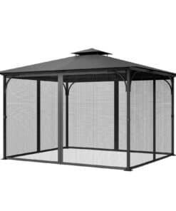 VEVOR Replacement Mesh Gazebo Netting Screen for 3x4x2 m Patio Canopy