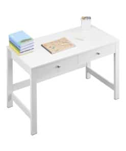 VEVOR White Kids Study Desk with Drawers – Compact Children's Desk for Bedroom or Study Area