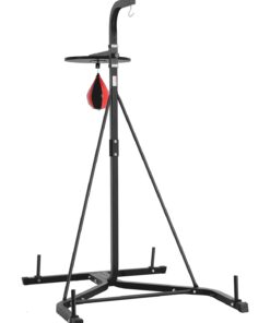 VEVOR 2-in-1 Heavy Duty Steel Boxing Stand with Punching Bag Frame for Training and Fitness