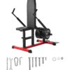 VEVOR Seated Dip Machine for Triceps and Biceps  Chest and Arm Strength Training with Cable Bar