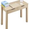 VEVOR Kids Study Desk with Drawer  Light Wood Small Desk for Bedroom or Study Room