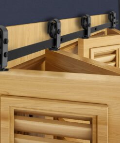 VEVOR Bi-Folding Sliding Barn Door Hardware Kit