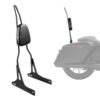 VEVOR Motorcycle Backrest Sissy Bar for Harley Davidson Dyna  Comfortable Passenger Support with Durable Steel Frame