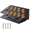 VEVOR Rubber Curb Ramps 2 Pack with 11 cm Rise