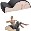 VEVOR Pilates Spine Corrector Arc  Rubber Wood Fitness Tool for Back Alignment  Core Strengthening