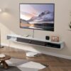 VEVOR 178 cm Floating TV Stand  Wall Mounted Entertainment Center with Cable Management