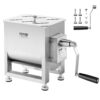 VEVOR 15L Manual Meat Mixer  Stainless Steel Sausage Mixing Tank for Up to 68kg Meat