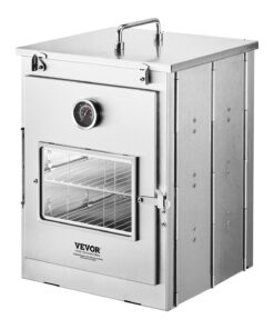 VEVOR Foldable Stainless Steel Camping Oven with 3-Tier Grill – Portable Outdoor Stove for Cooking and Baking