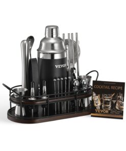 VEVOR 23-Piece Stainless Steel Cocktail Shaker Set – Bartender Kit with Bar Tools