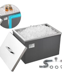 VEVOR 30L Stainless Steel Drop-in Ice Chest Cooler Bin