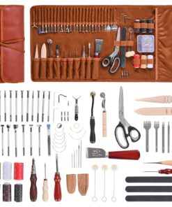 VEVOR 72-Piece Leather Crafting Tool Set – Engraving