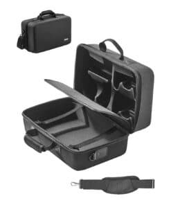 VEVOR Shockproof Travel Bag for PlayStation 5 – EVA Hard Shell Carrying Case with Soft Lining for PS5 Console & Accessories