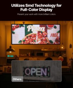 P6 Full Color Digital Scrolling Display Board for Indoor Advertising