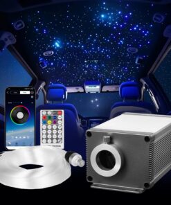 VEVOR 450pcs Fiber Optic Star Ceiling Light Kit – LED Headliner Twinkle Lights for Car or Home Roof Decor