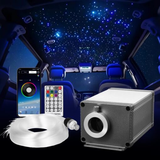 VEVOR 450pcs Fiber Optic Star Ceiling Light Kit LED Headliner Twinkle Lights for Car or Home Roof Decor