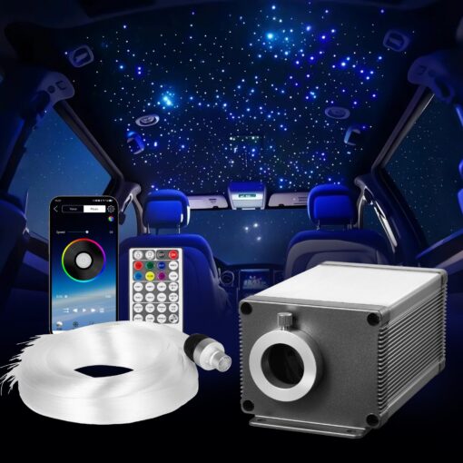 VEVOR 550pcs Fiber Optic Star Ceiling Light Kit Twinkle Roof Headliner Lights
