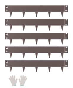 VEVOR Steel Landscape Edging 5-Pack